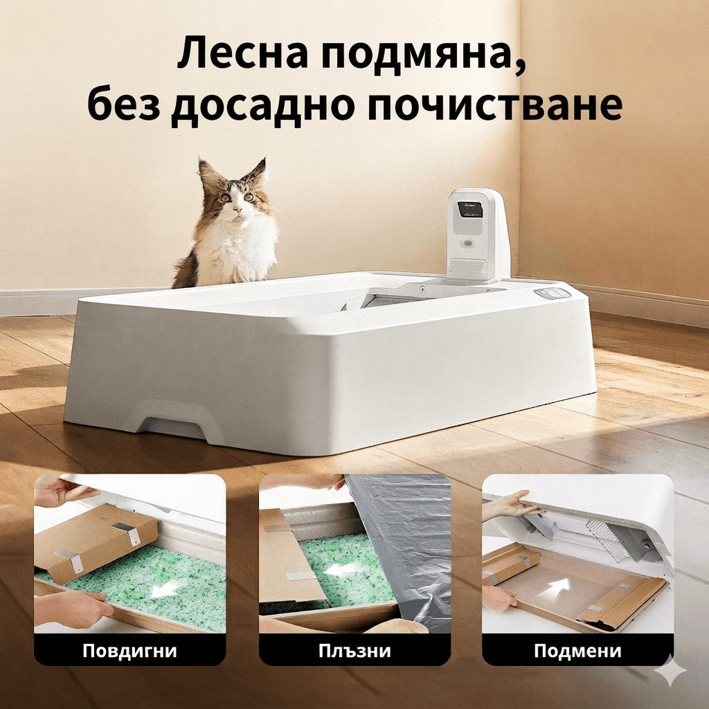 Комплект зелена кристална постелка за Petkit Crystal Duo - 4бр.