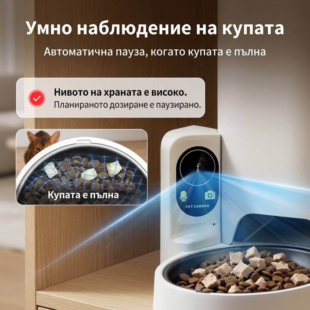 Автоматична хранилка с камера Petkit YumShare Solo 2