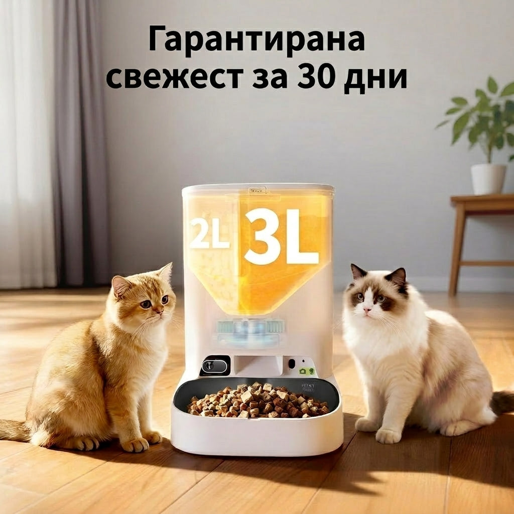 Автоматична хранилка с камера Petkit YumShare Dual-Hopper 2