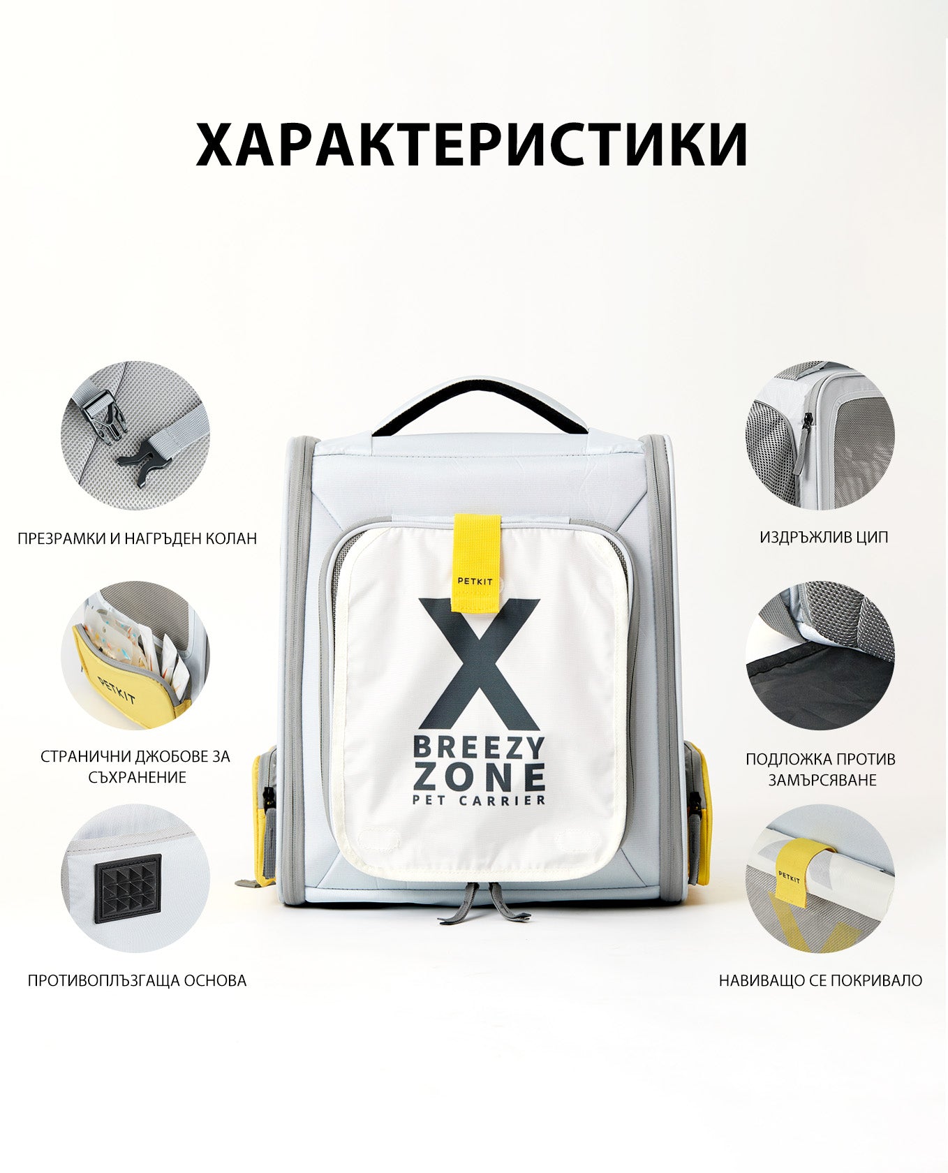 Транспортна раница Petkit Breezy xZone