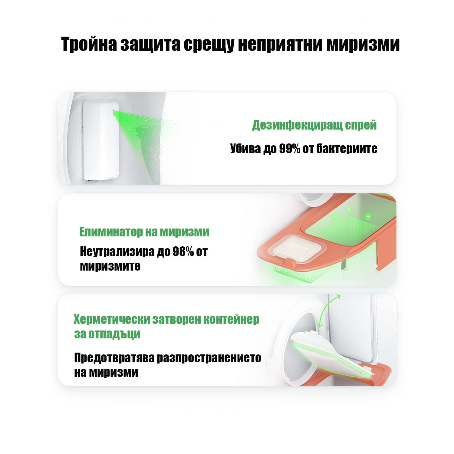 Самопочистваща се тоалетна за котки Petkit Pura Max 2