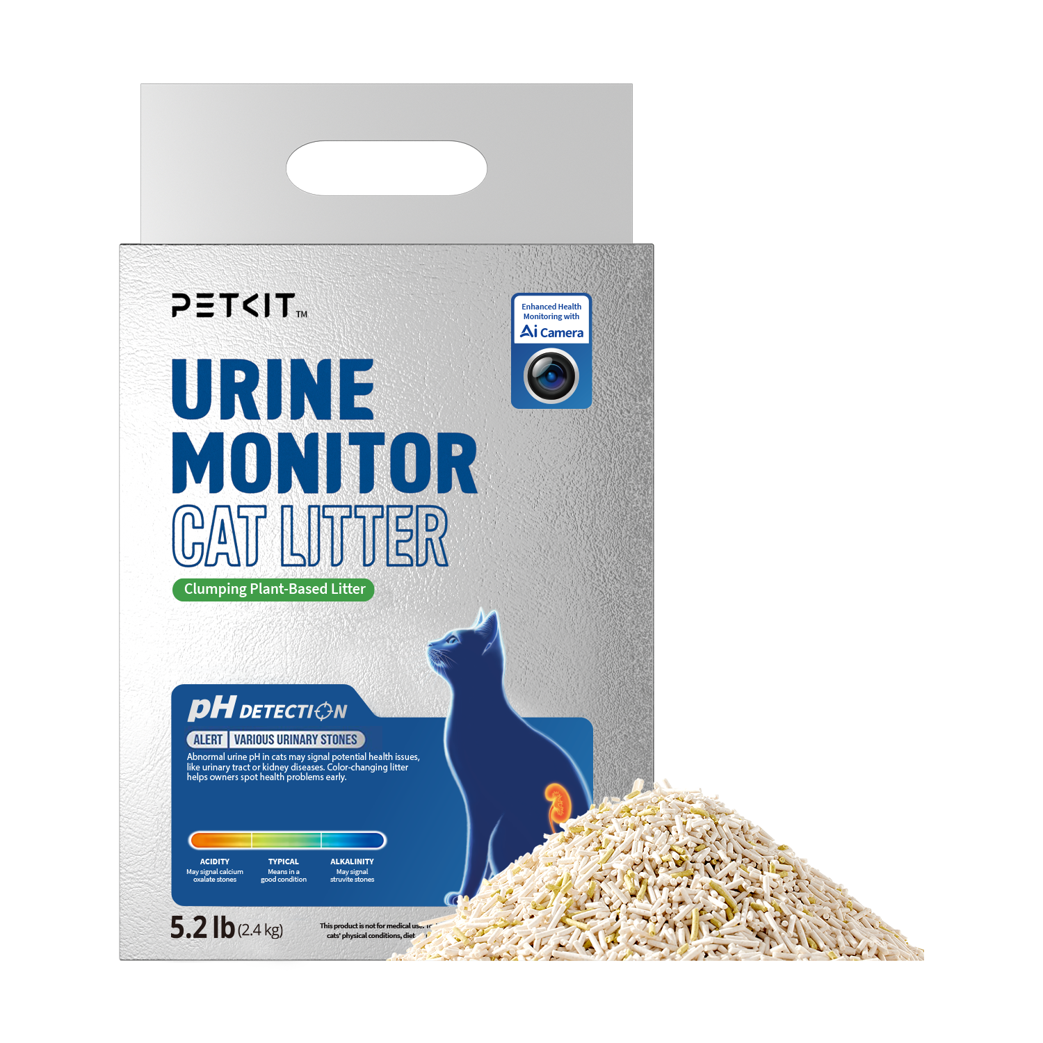 Petkit Urine Monitor 5 в 1 постелка с pH тест
