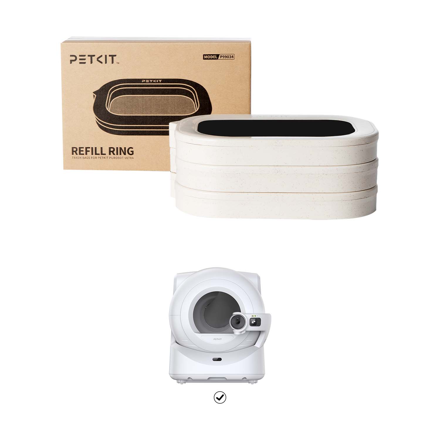 Пълнител с торбички за Petkit Purobot Ultra (3бр.)