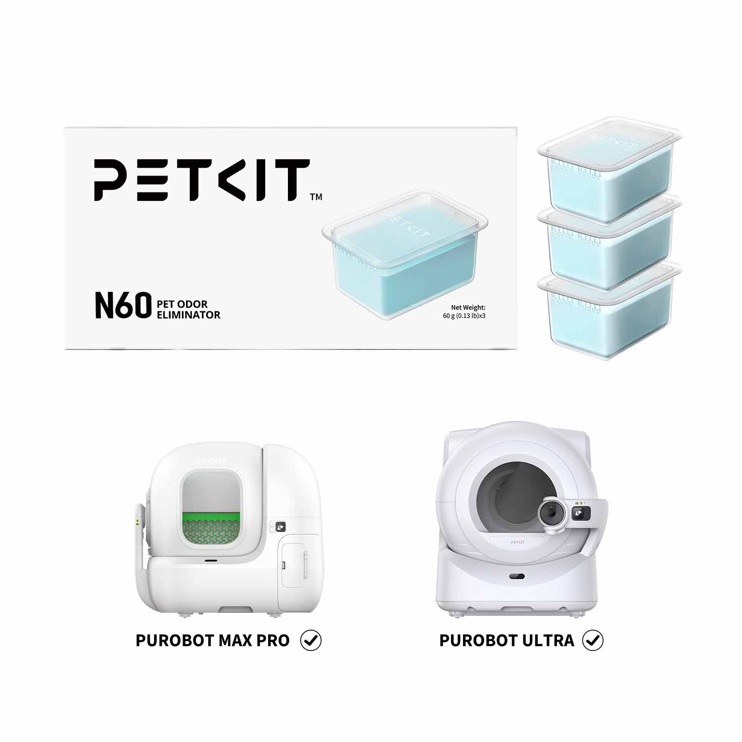 Елиминатор на миризми Petkit N60 (3бр.)