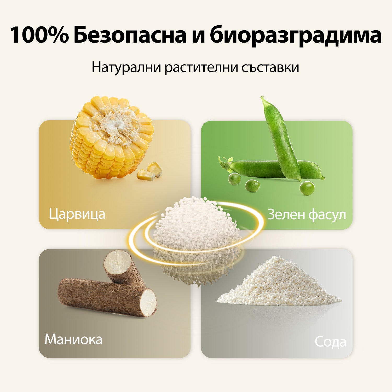 Petkit натурална котешка постелка - 4бр.