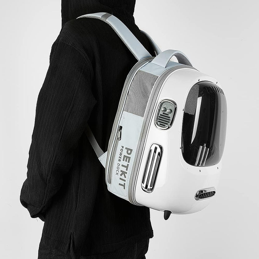 Транспортна раница Petkit Breezy2 Smart Cat Carrier - Бяла