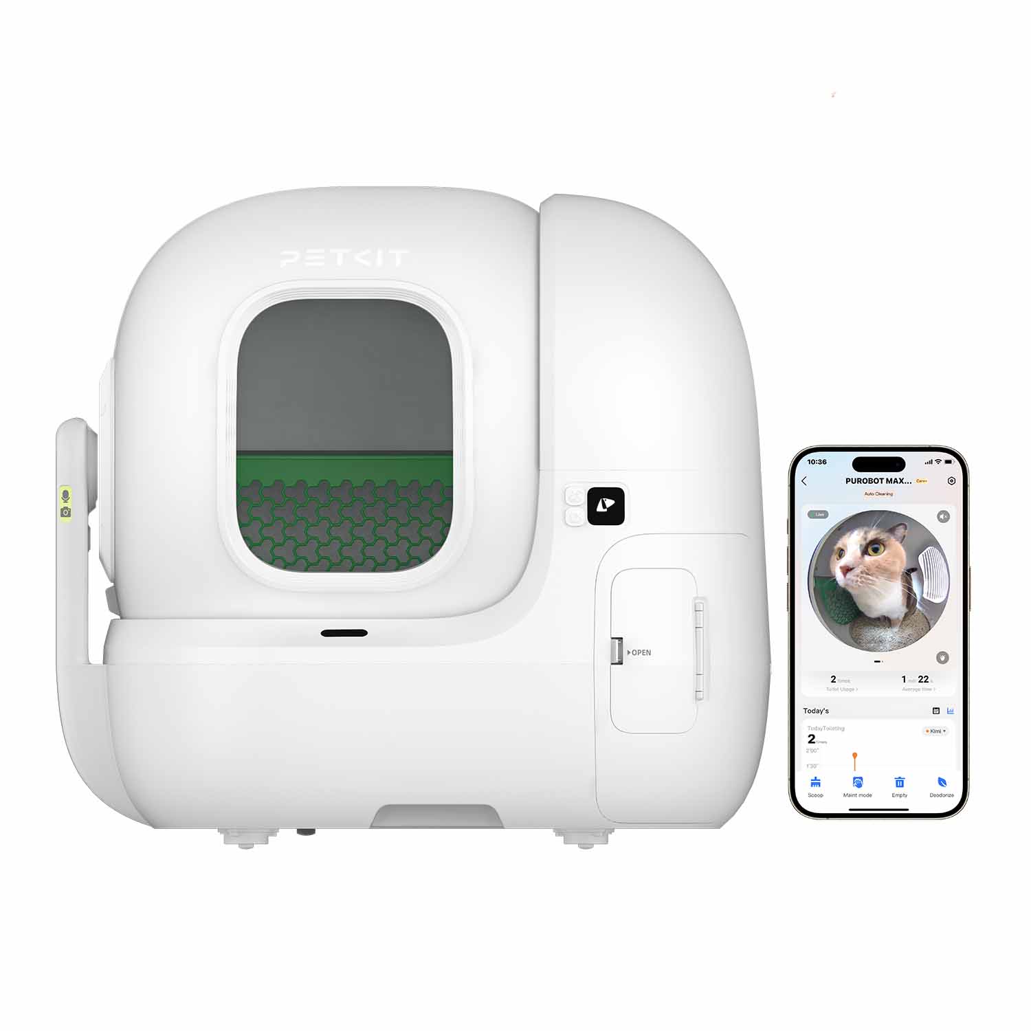 Самопочистваща се тоалетна за котки Petkit Purobot Max Pro