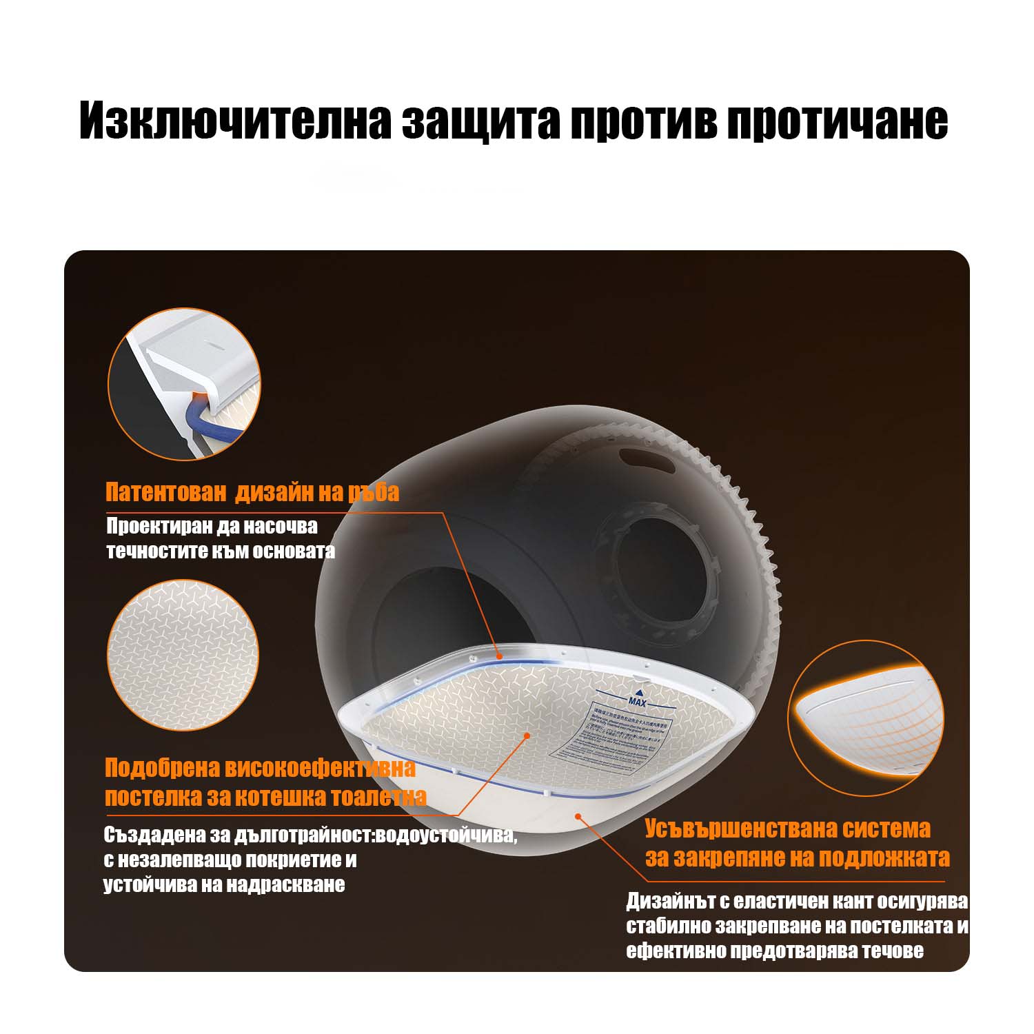Самопочистваща се тоалетна за котки PetKit Purobot ULTRA