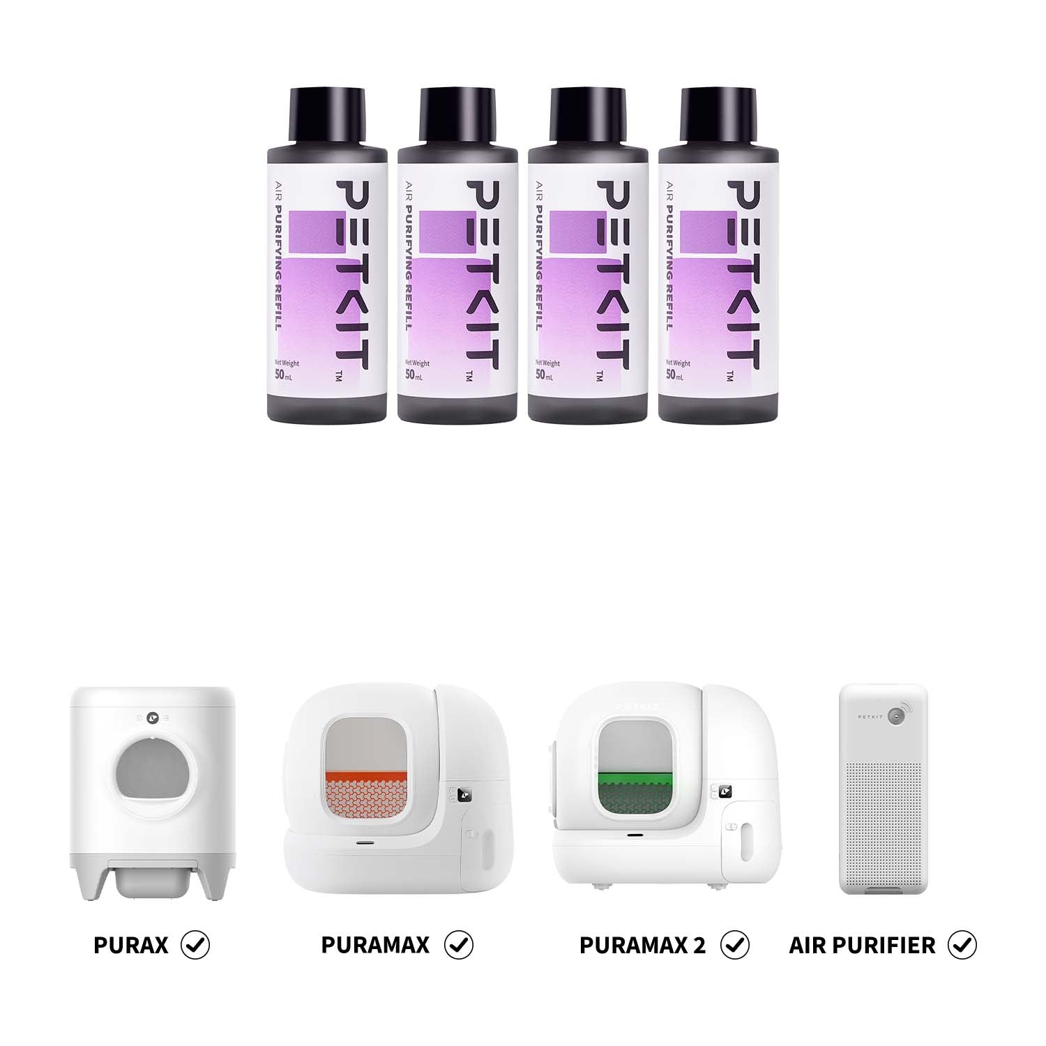 Пълнител за Petkit Pura Air Smart Spray - 4бр.