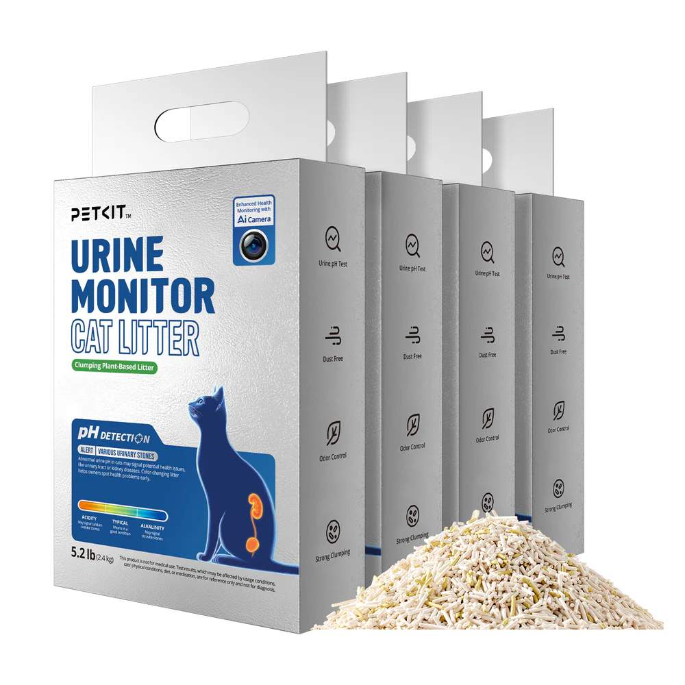 Petkit Urine Monitor 5 в 1 котешка постелка с pH тест - 4бр.